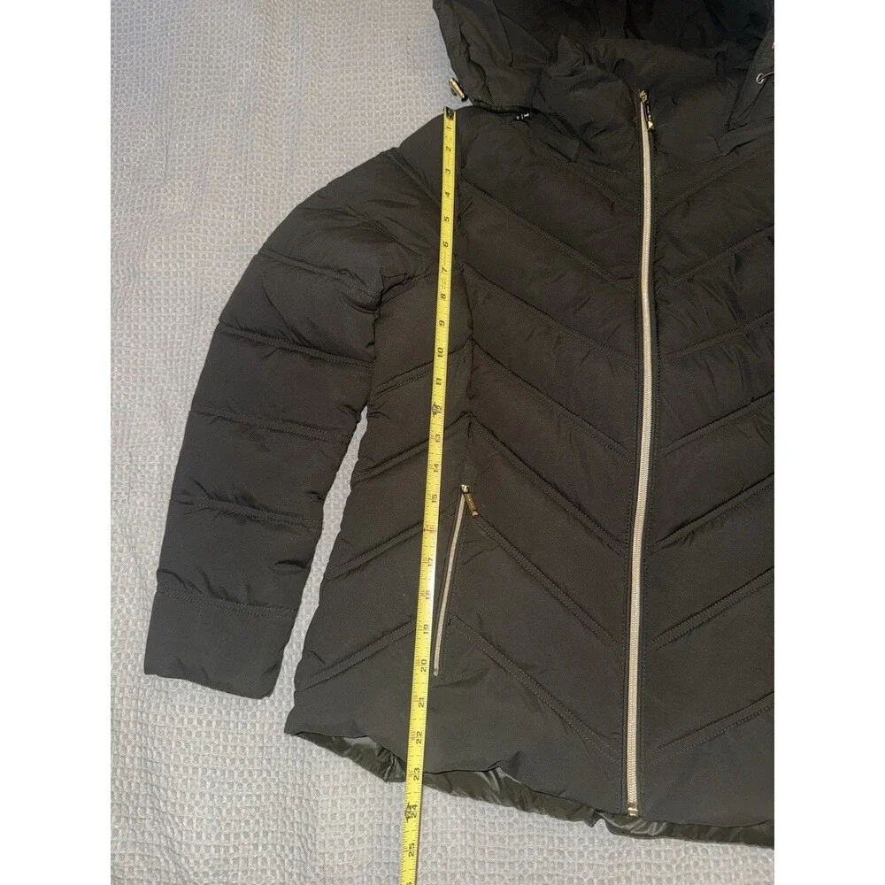 MICHAEL KORS Women's Packable Quilted Puffer Jacket Black  Size S